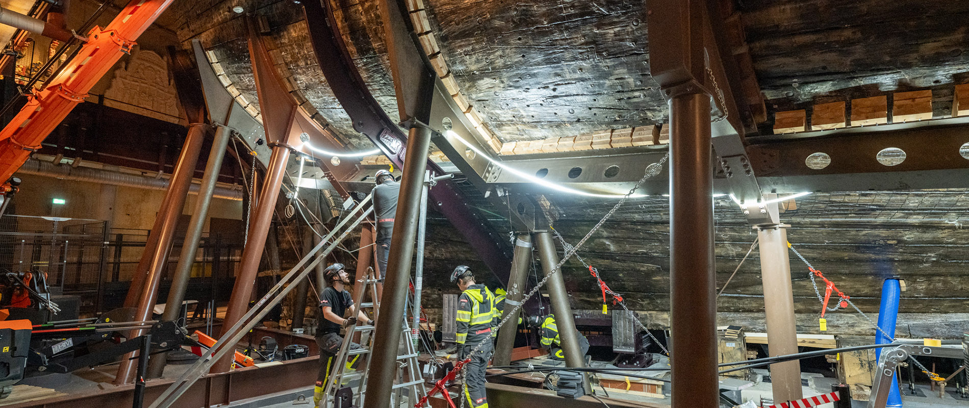 Vasa's new support structure